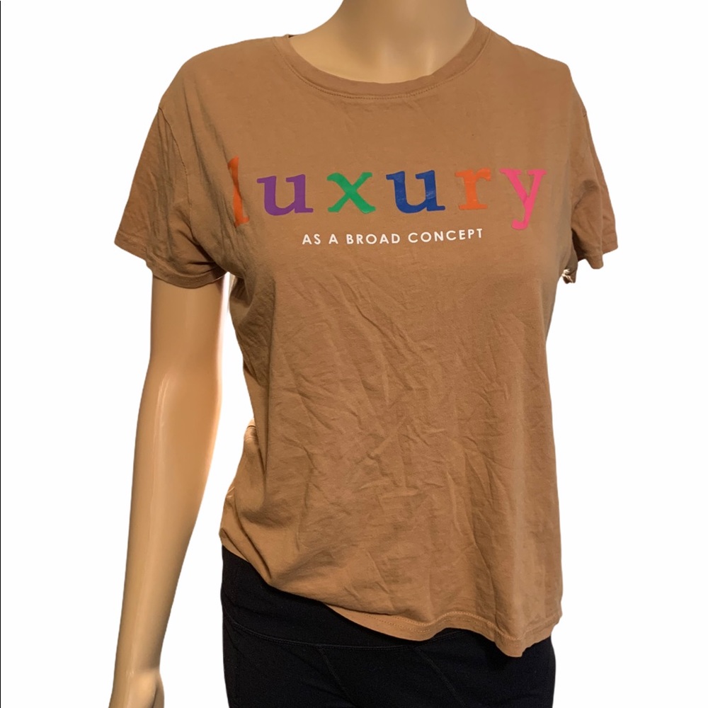 Bershka Women Luxury As a Broad Concept Tee Shirt